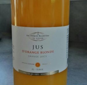 Botella de vino Naranja