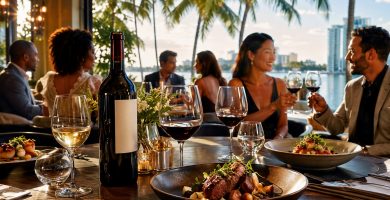 Maridaje y consumo multicultural de vino en Florida