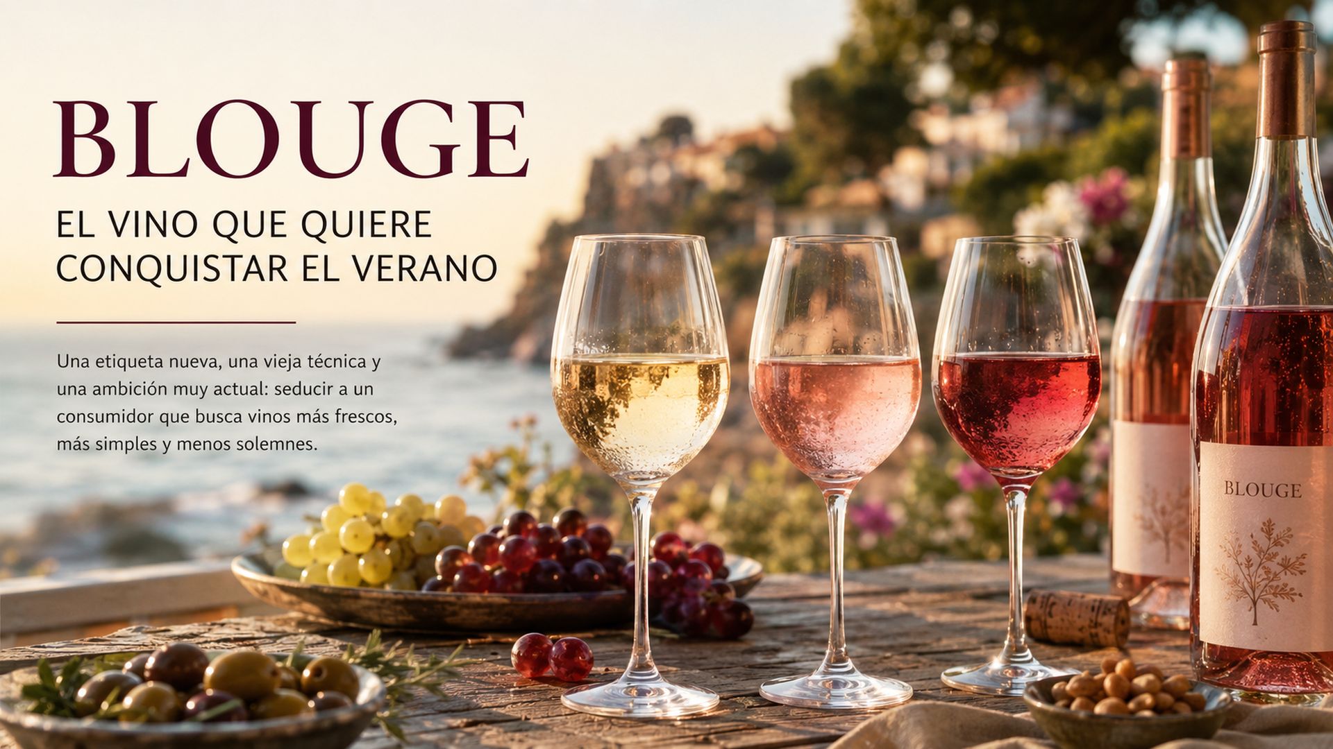 Cómo elegir el mejor vino blouge para disfrutar este verano