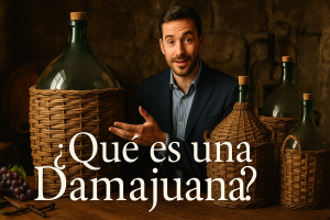 Que es la Damajuana del vino
