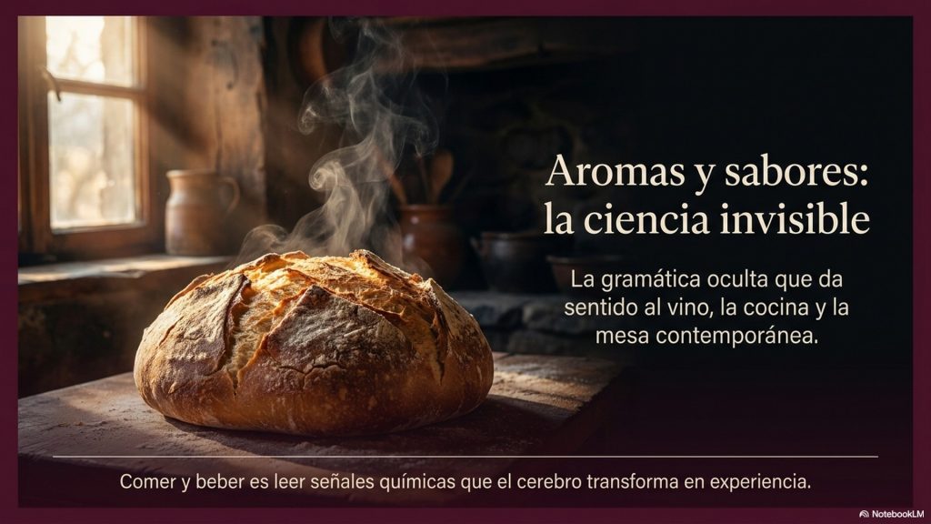 aromas del vino, entrenamiento olfativo, análisis sensorial del vino, memoria olfativa, aromas primarios secundarios terciarios, ciencia del sabor, cata de vinos, percepción sensorial, familias aromáticas del vino, olfato y gastronomía.